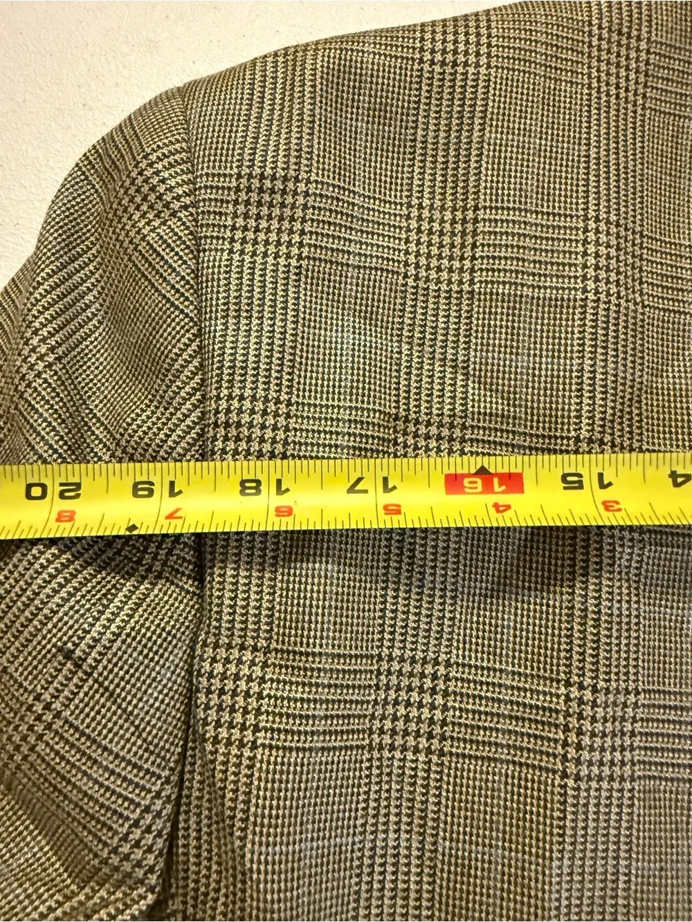 Lauren Ralph Lauren Blazer 44R Wool Silk Blend 2 Button Sports Coat Houndstooth